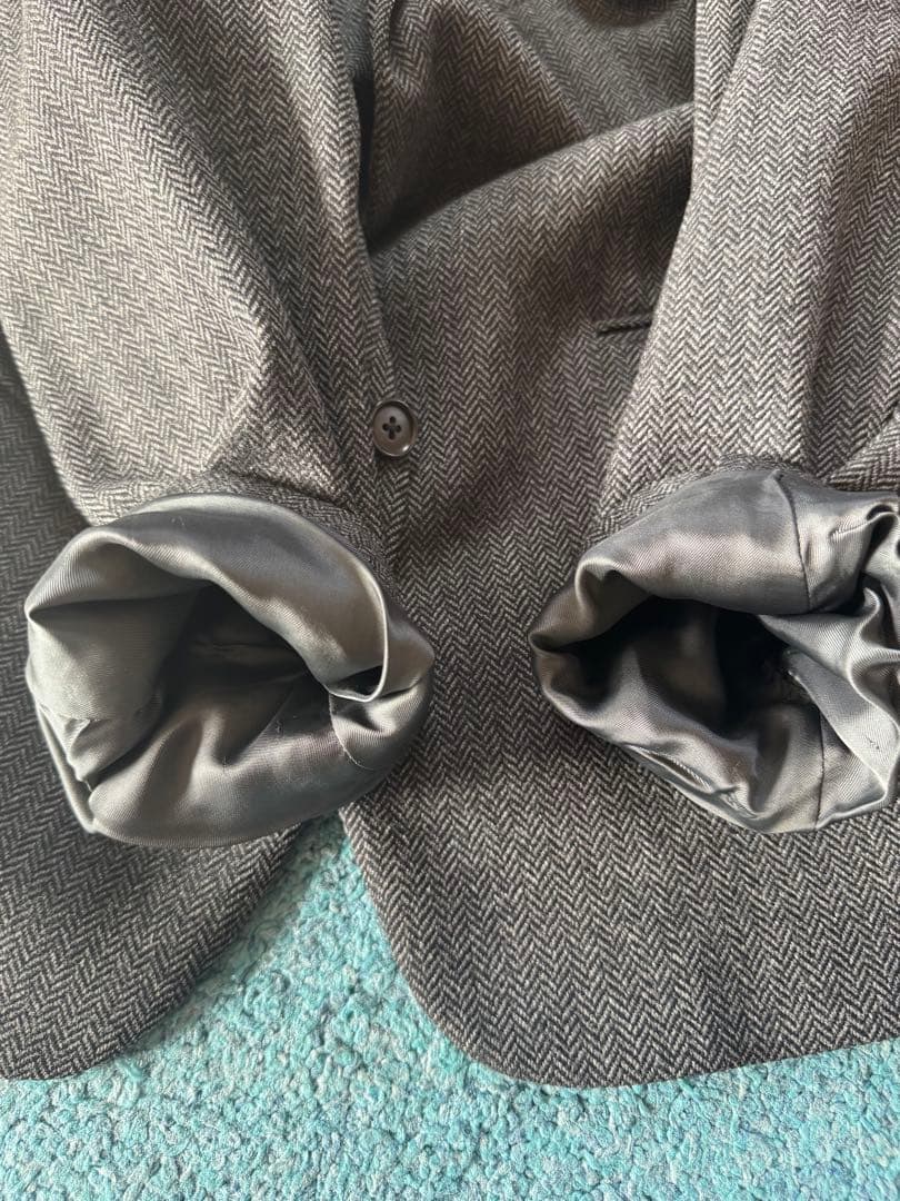 ブルックスブラザーズ イタリア製 ヘリンボーン テーラードジャケット 41 L