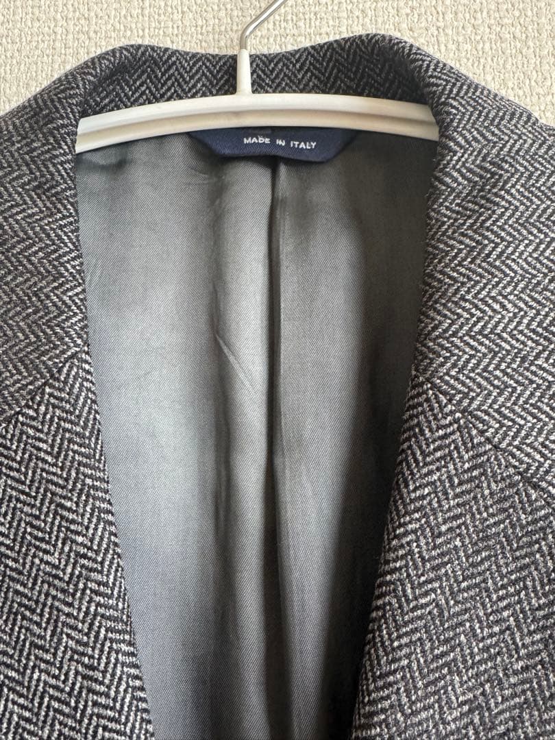ブルックスブラザーズ イタリア製 ヘリンボーン テーラードジャケット 41 L