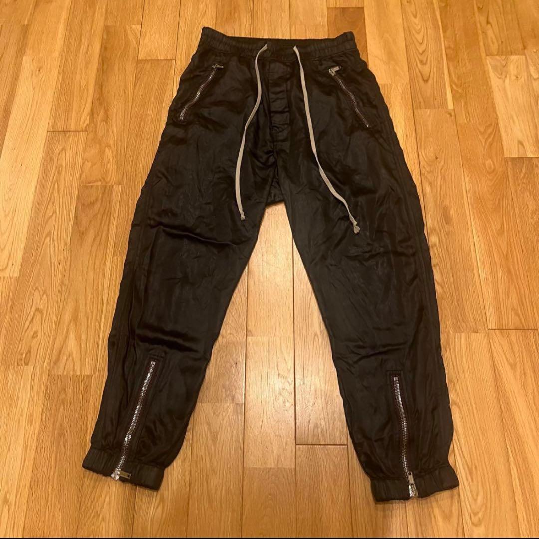 rick owens ブラック サルエルパンツ