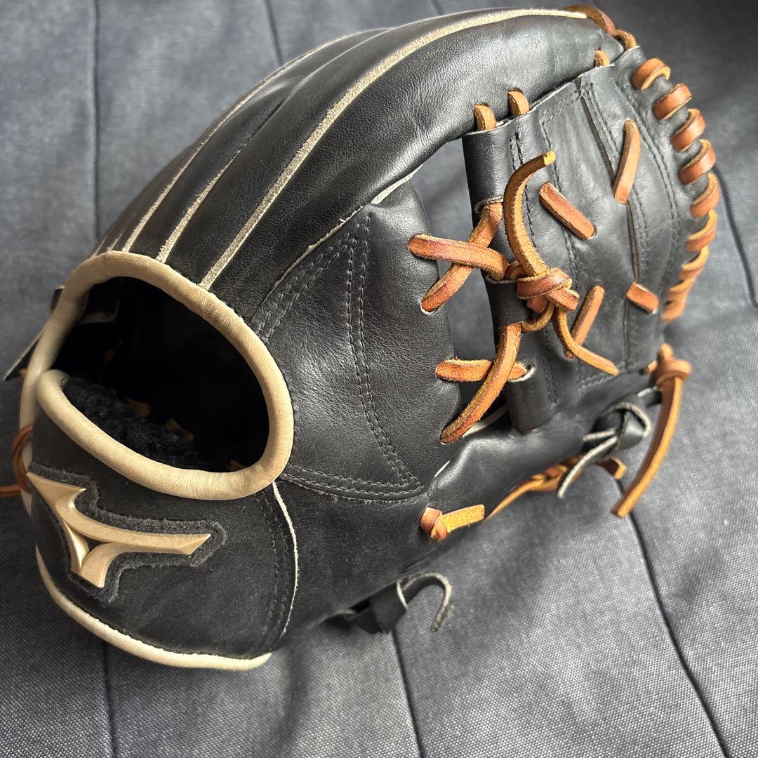 Mizuno グローバルエリート軟式野球グローブ 黒