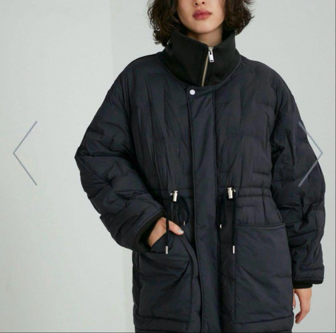 アダムエロペ　ドロストキルティングブルゾン