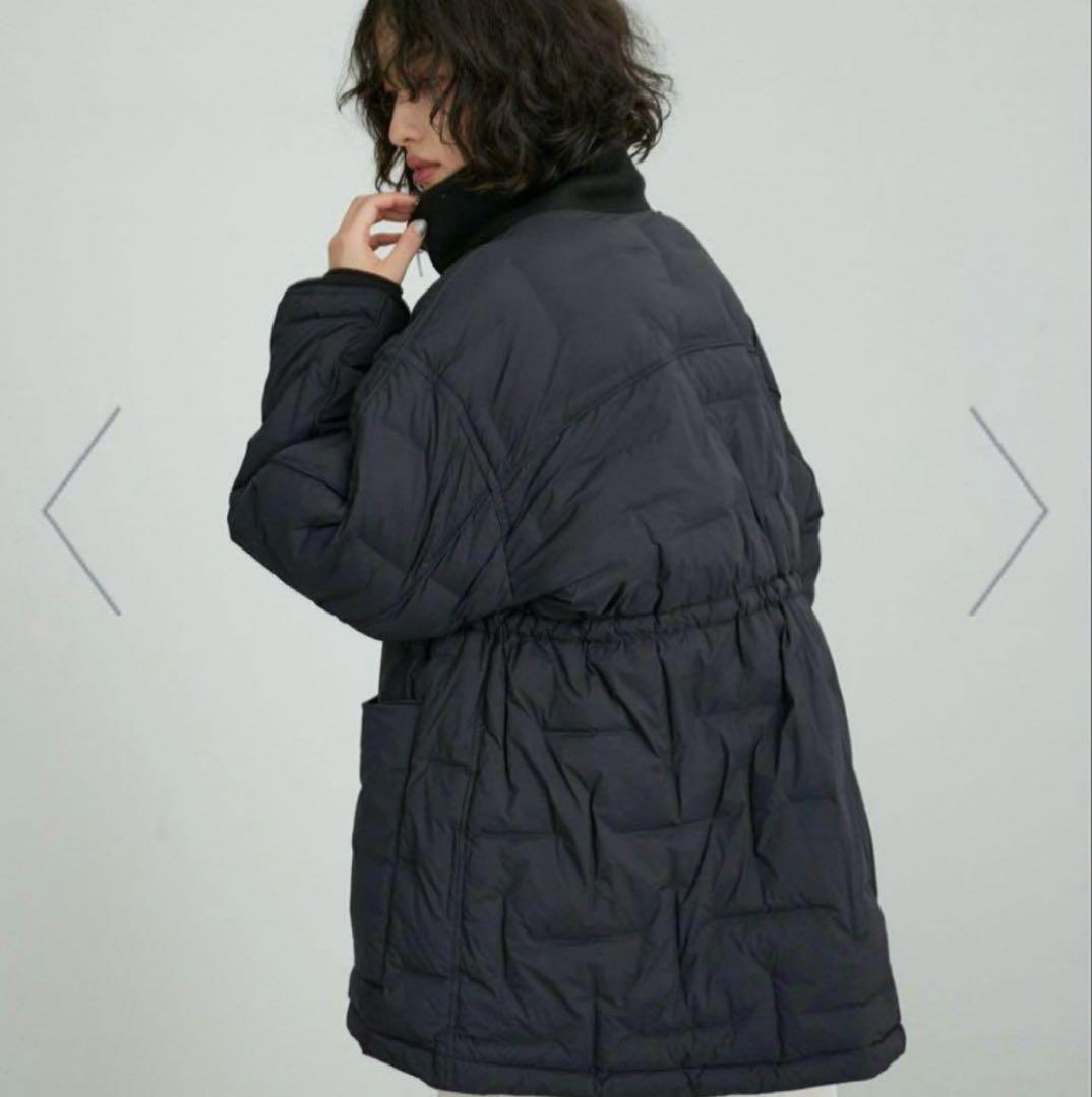 アダムエロペ　ドロストキルティングブルゾン