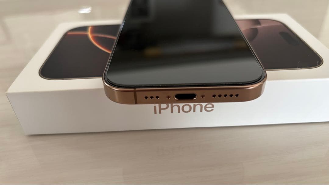 iPhone16Pro 128GB デザートチタニウム