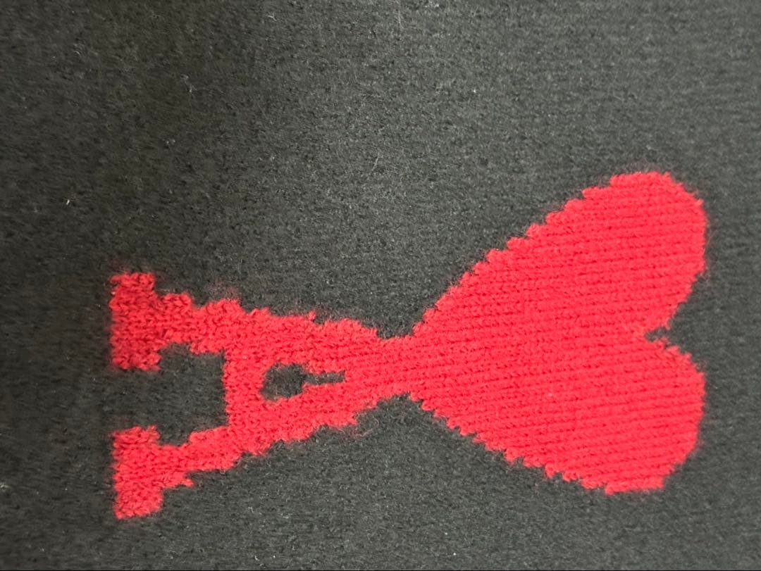 Ami Paris ブラックニットセーター　サイズL