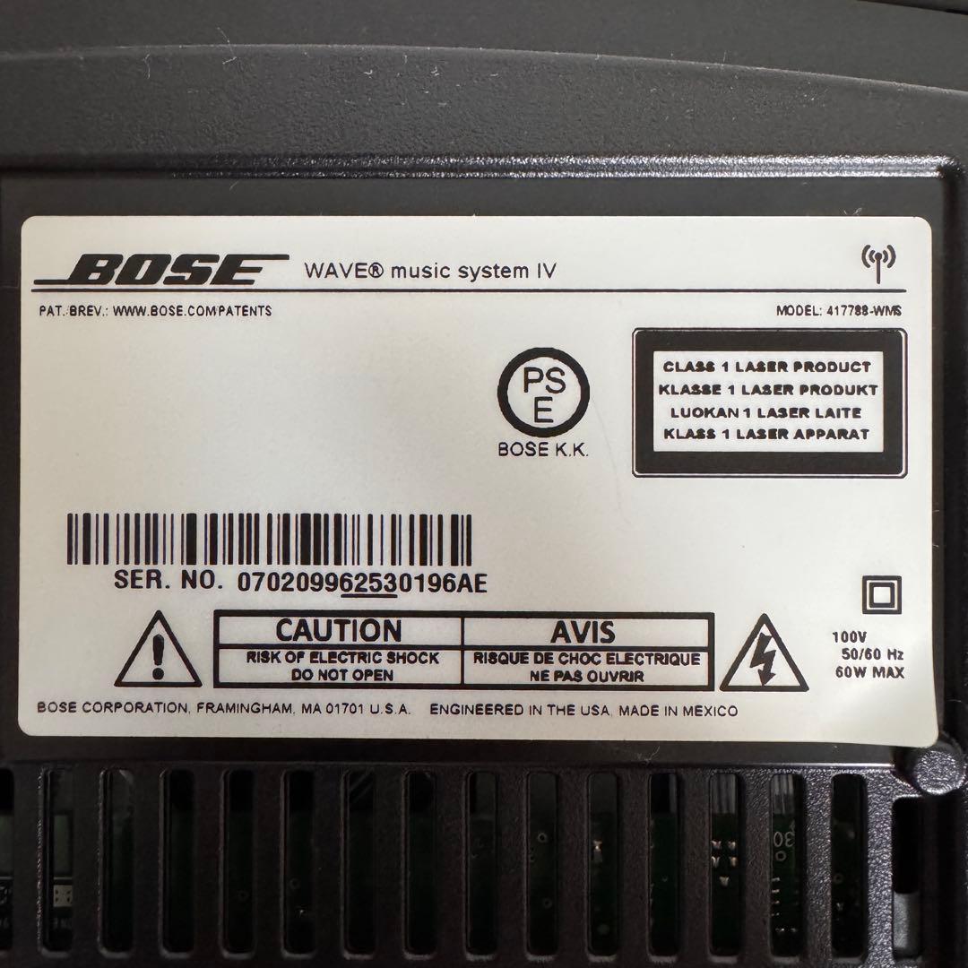 希少・限定台座付！BOSE Wave SoundTouch System IV