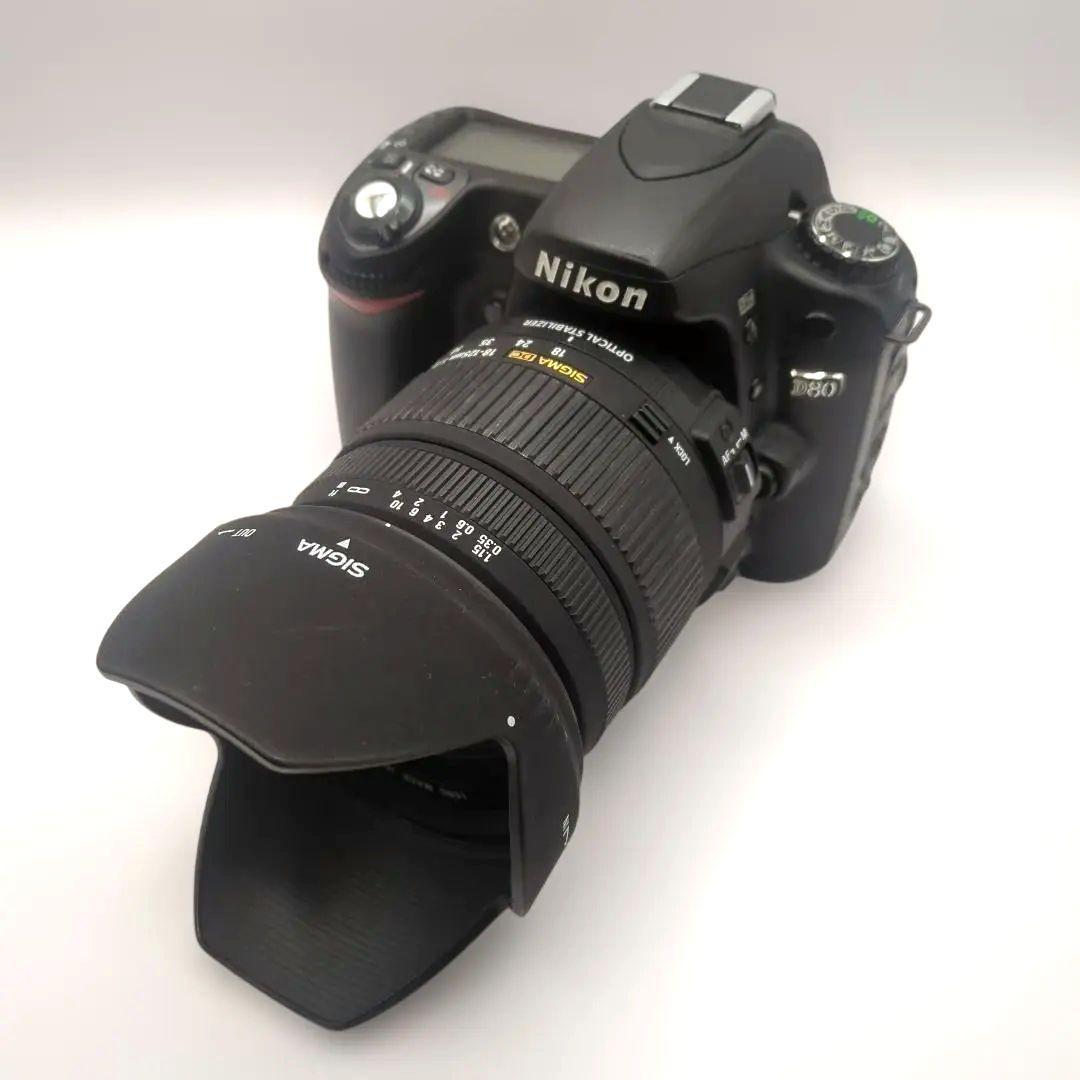 Nikon D80 シグマ18-125mmレンズ付き 動作確認済 CCDセンサー