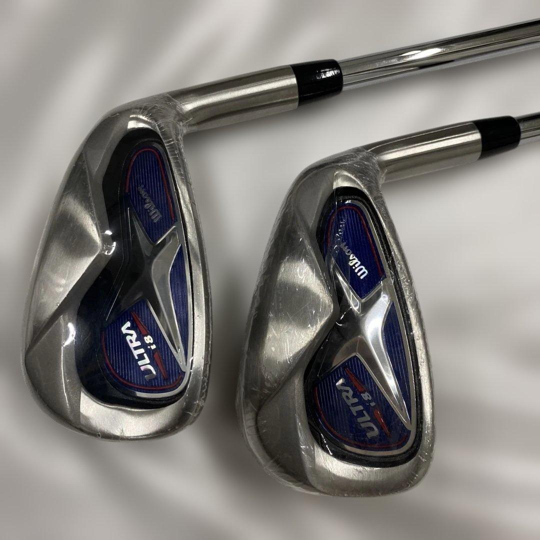 Wilson（ウィルソン）のクラブ セットとカートバッグのセット。