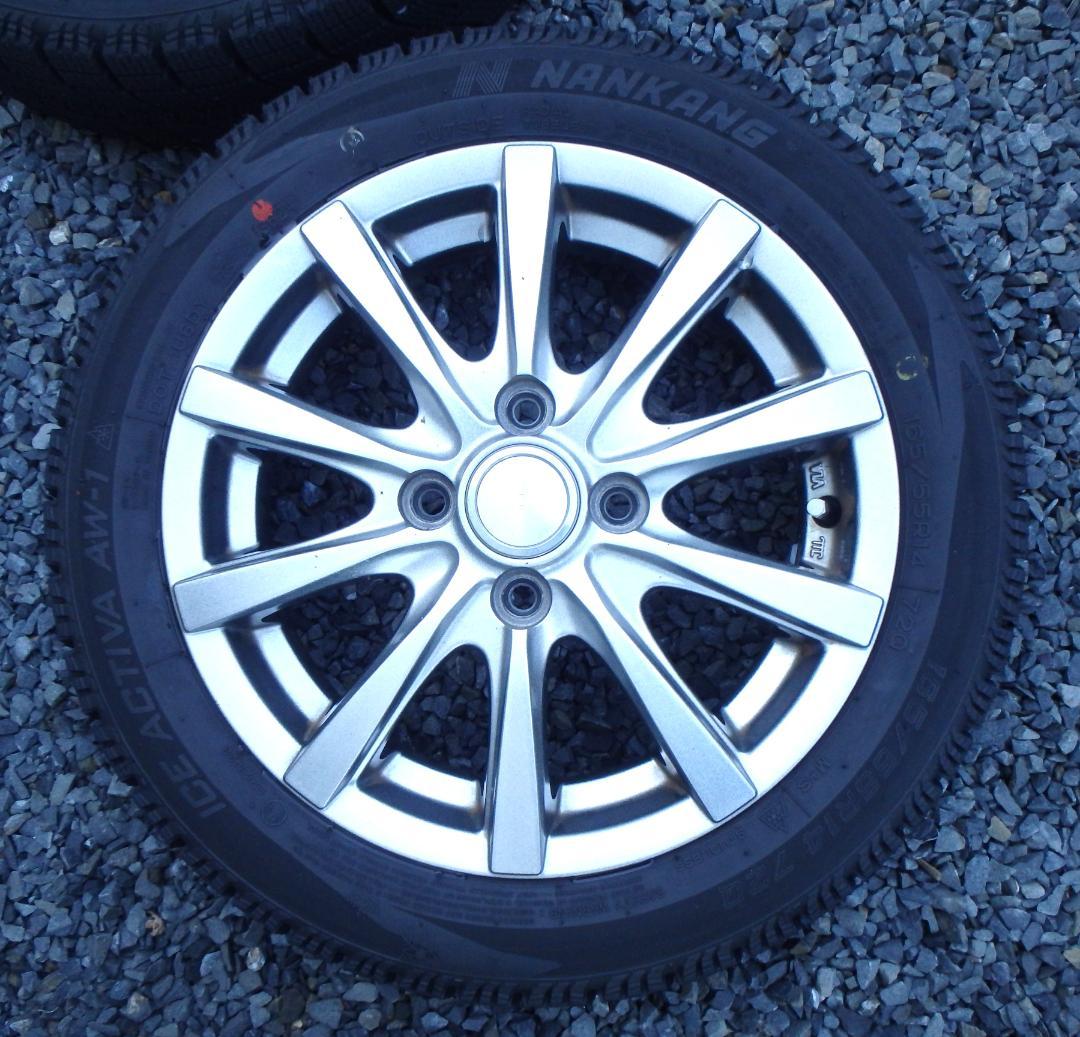 NANKANG AW-1 165/55R14 72Q スタッドレス＋ホイール4本