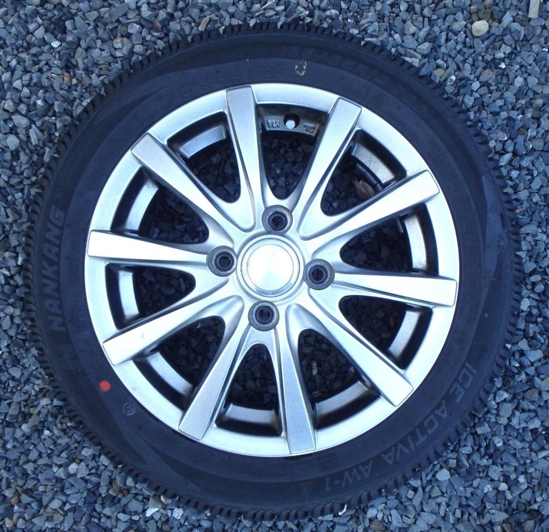 NANKANG AW-1 165/55R14 72Q スタッドレス＋ホイール4本