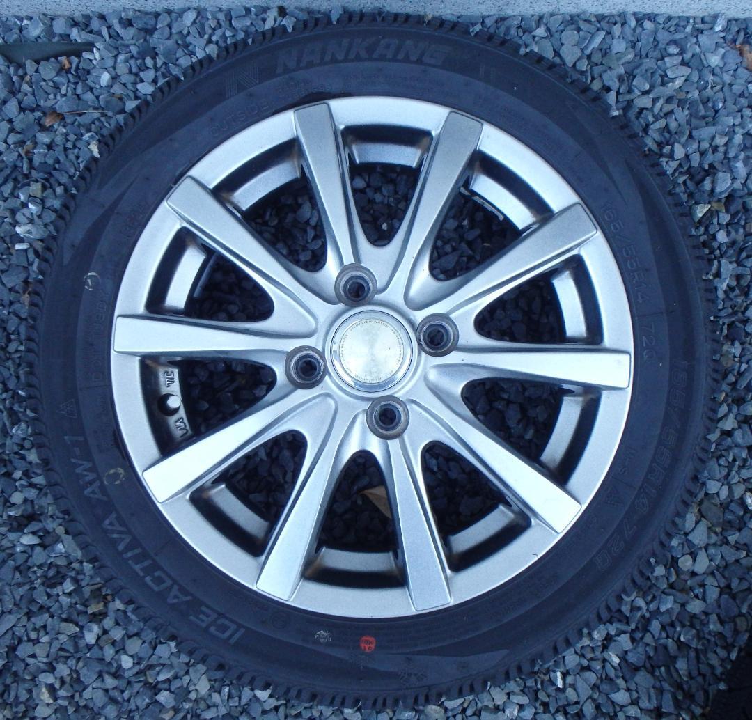 NANKANG AW-1 165/55R14 72Q スタッドレス＋ホイール4本