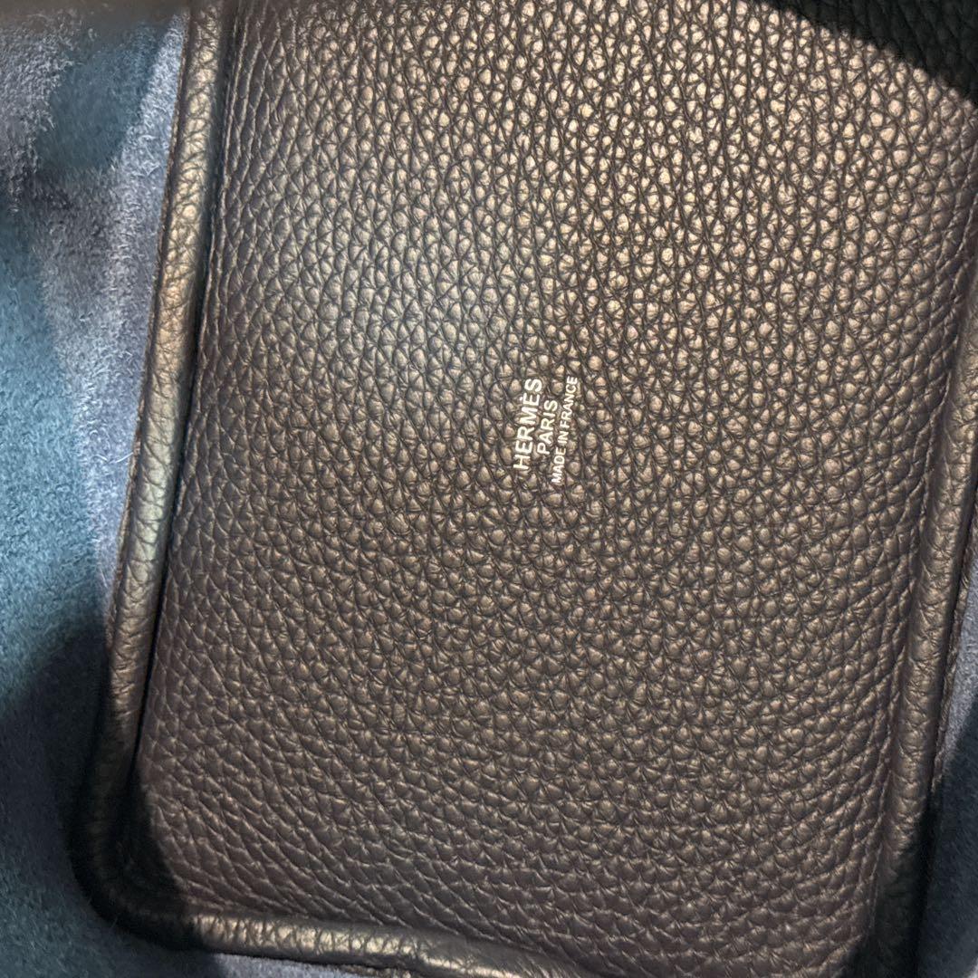 新品　HERMES エルメス ピコタンPM ブルーニュイ シルバー金具　18