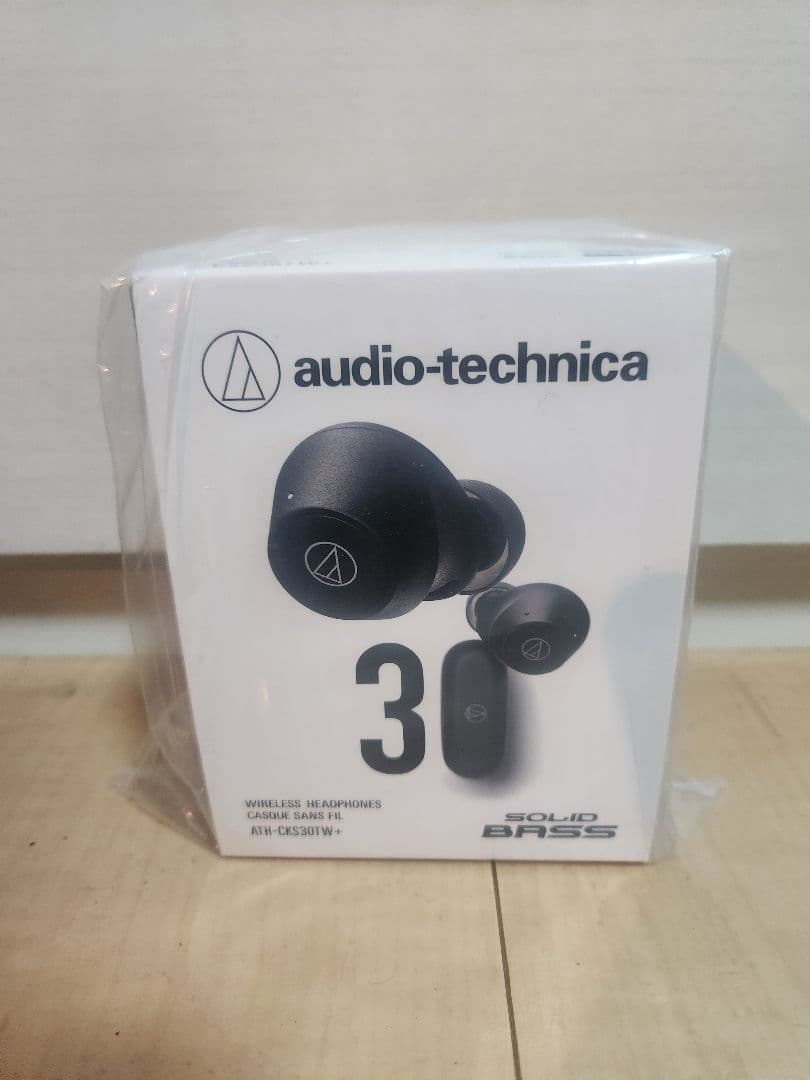 ワイヤレスイヤホン　ATH-CKS30TW+ 　オーディオテクニカ