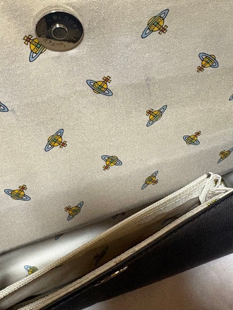 き*様 ヴィンテージ・ヴィヴィアンウエストウッドハンドバッグ牛革製・黒・和服にも