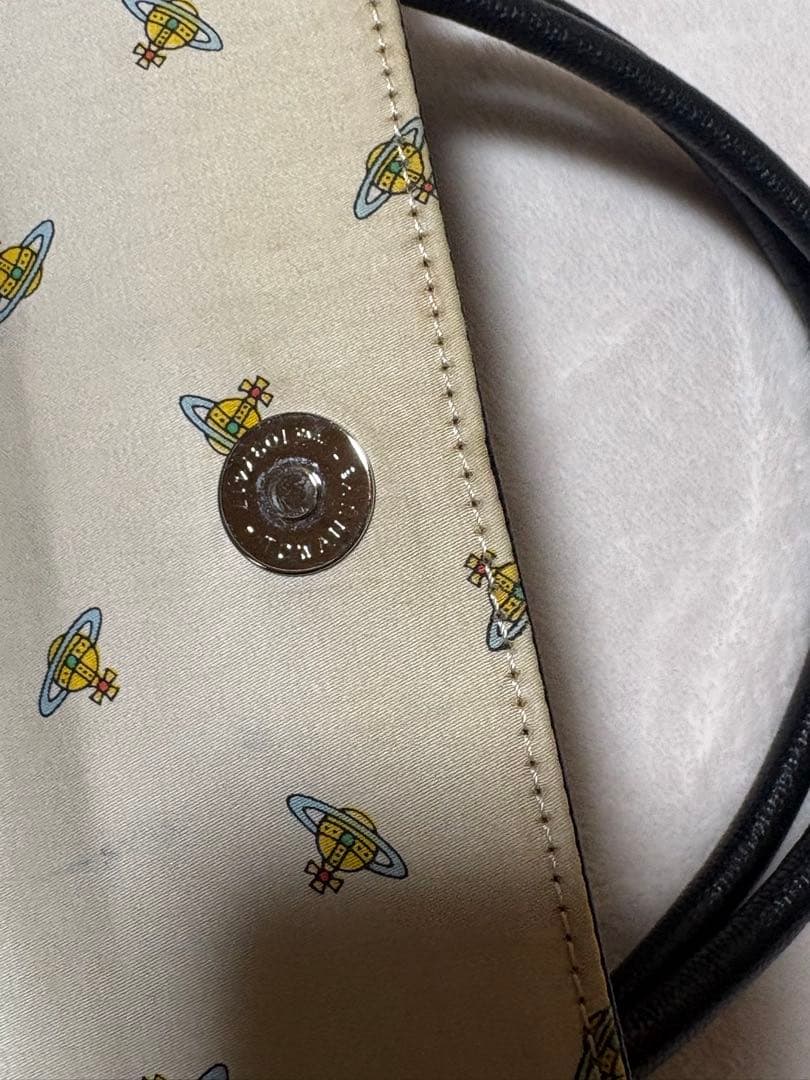 き*様 ヴィンテージ・ヴィヴィアンウエストウッドハンドバッグ牛革製・黒・和服にも