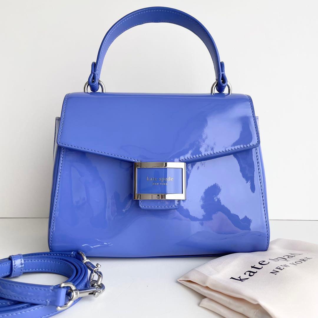 ケイトスペード ハンドバッグ ケイティ パテント トップ ハンドル ほぼ新品