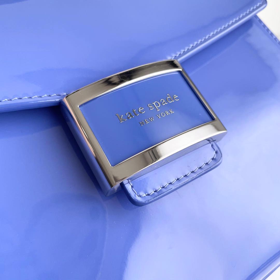 ケイトスペード ハンドバッグ ケイティ パテント トップ ハンドル ほぼ新品