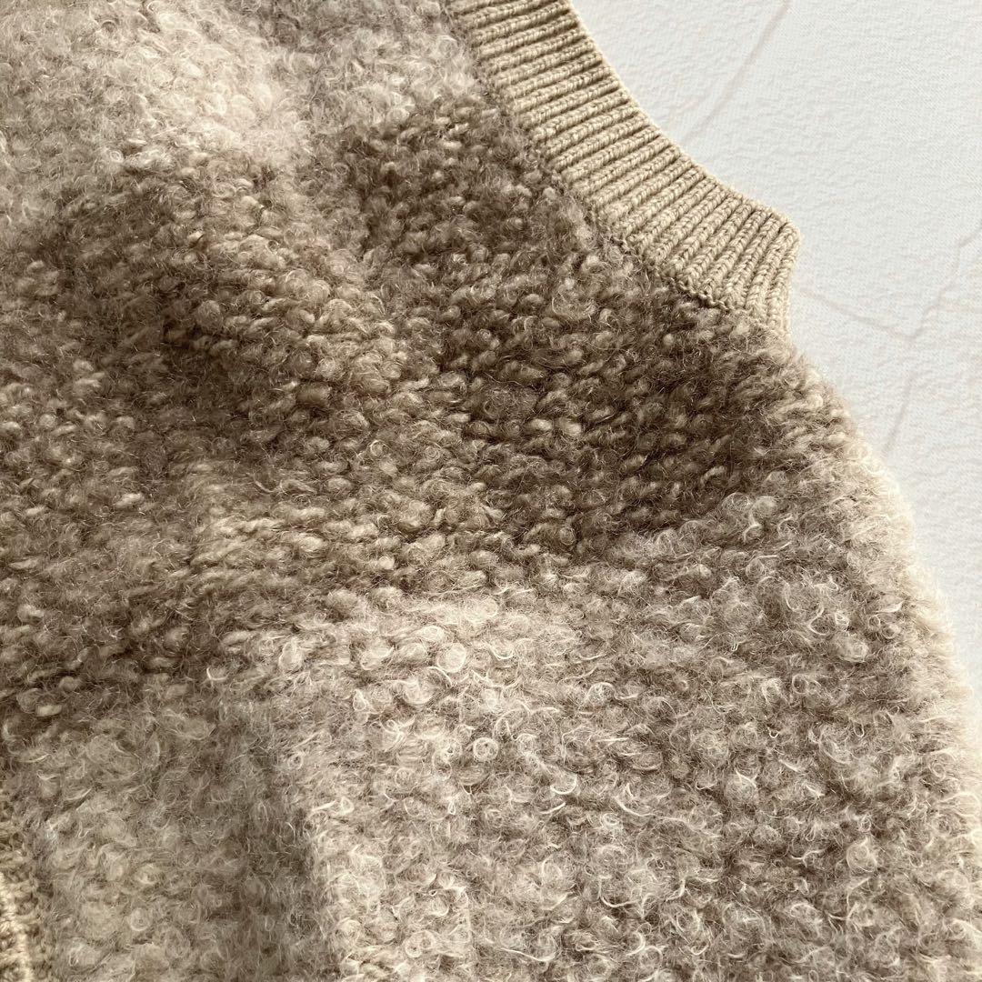 ✨極美品✨マーレンダム スウィンスウィング ブークレー ボア ベスト モヘヤ混