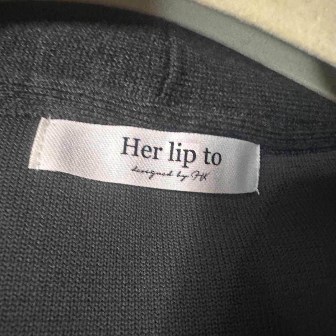 トップス herlipto Smooth Knit Hoodie