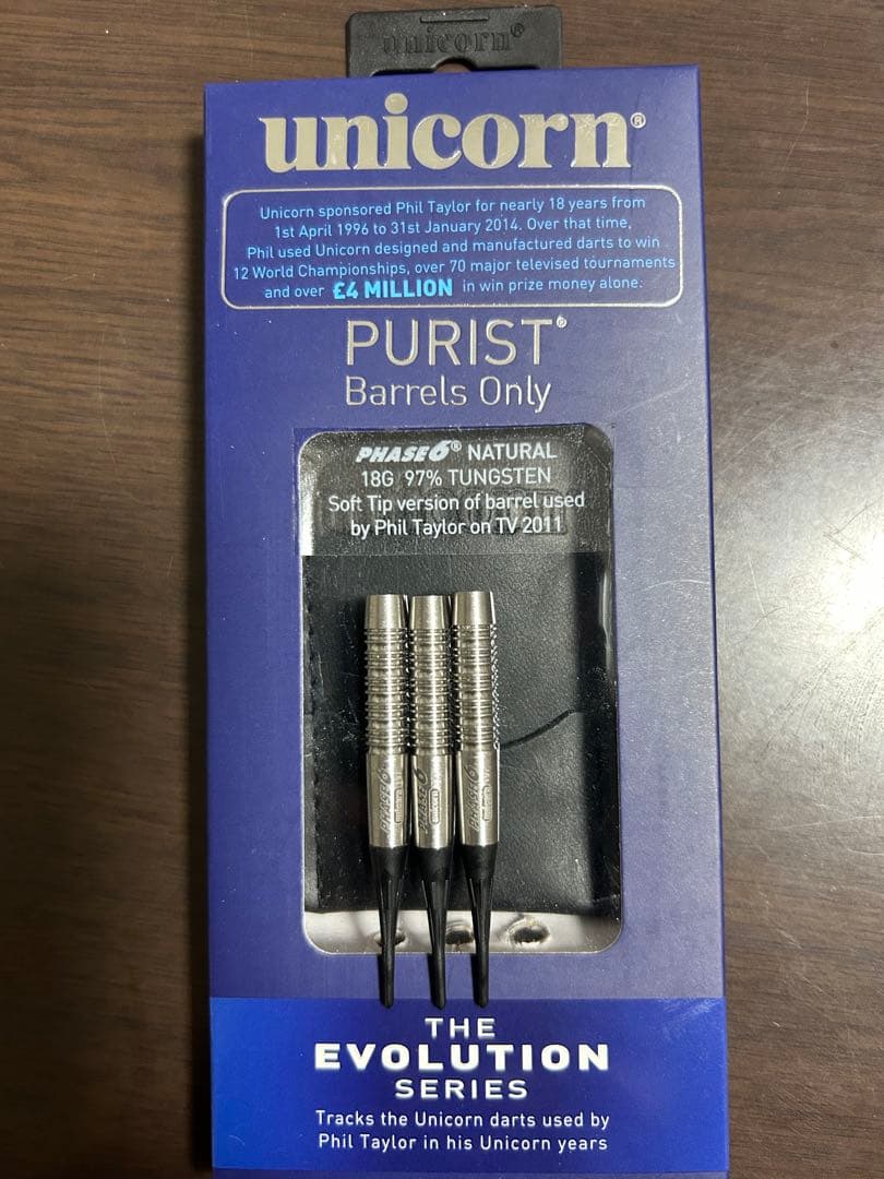 unicorn PHASE6 PURIST Phil Taylor 未使用品