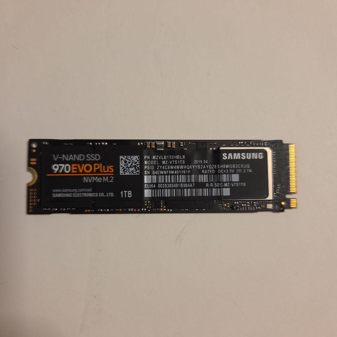 内蔵型SSD Samsung 970 EVO Plus 1TB NVMe M.2 SSD