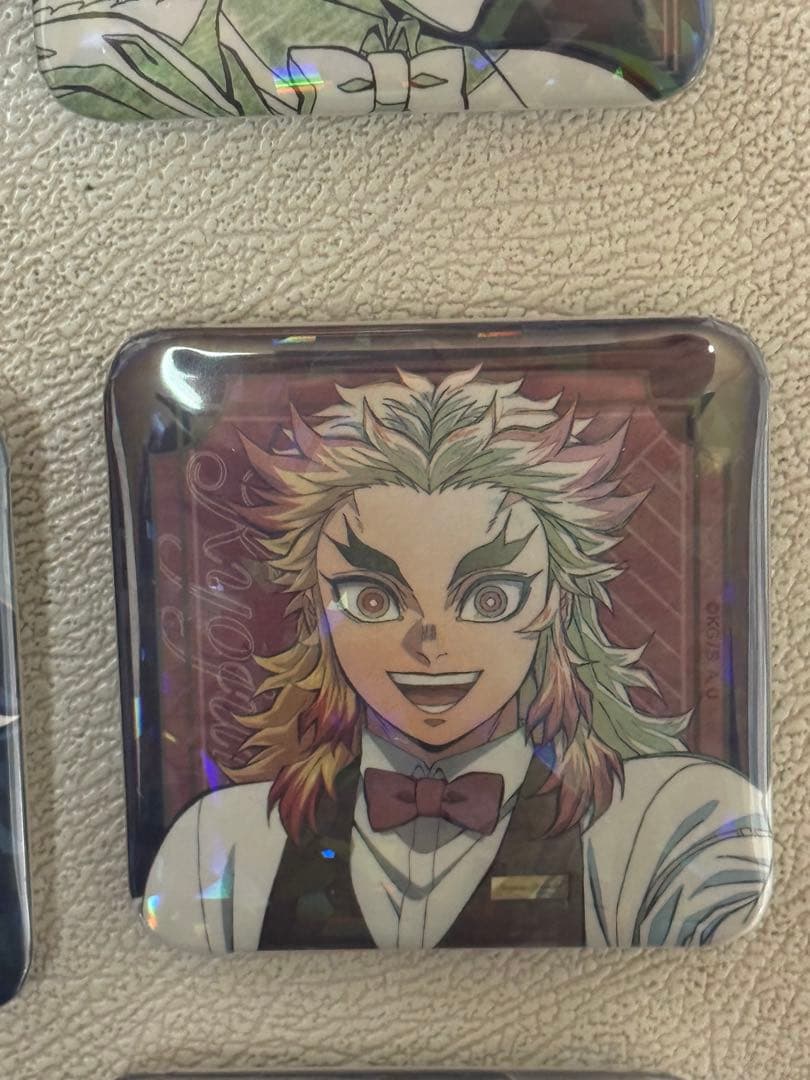 鬼滅の刃　グリッター缶バッジ