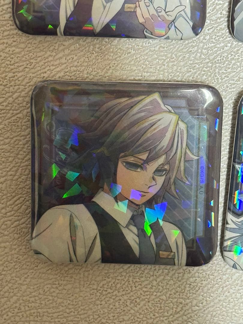 鬼滅の刃　グリッター缶バッジ