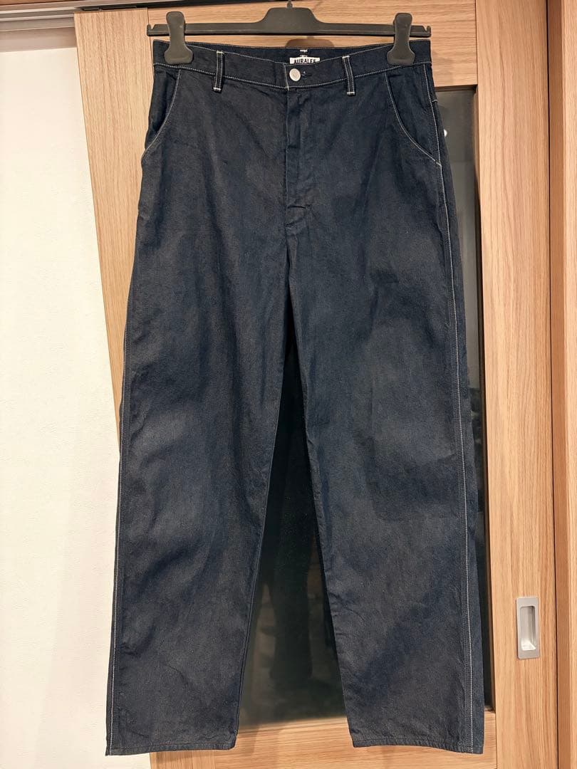 AURALEE HARD TWIST LIGHT DENIM 3 美品