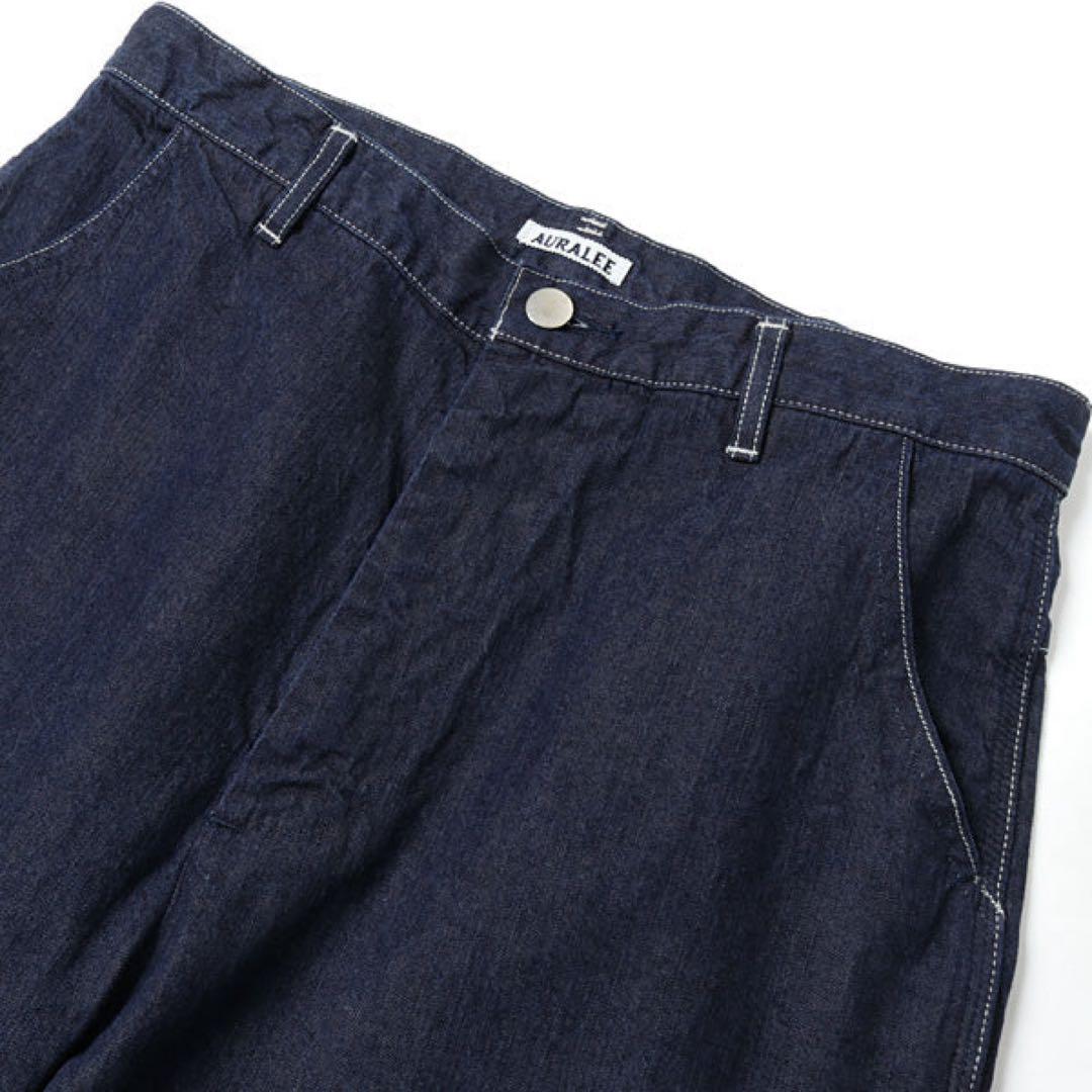 AURALEE HARD TWIST LIGHT DENIM 3 美品