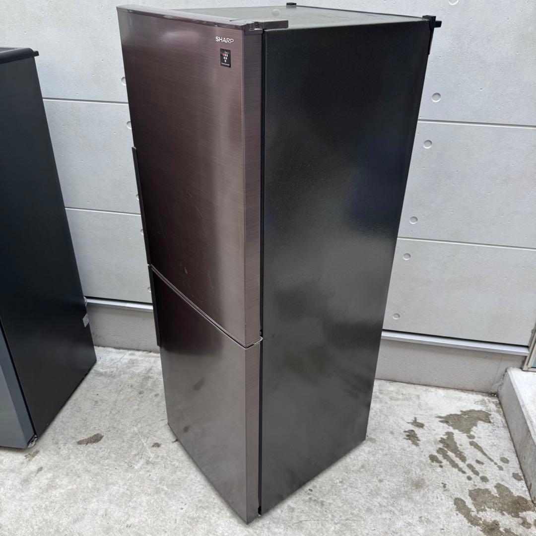 236⭐️2019年製★シャープ　冷蔵庫　大型　ブラウン　280L 一人暮らし