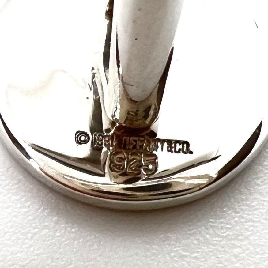 美品✨ ティファニー ネクタイピン カフス シルバー 925 バスケット柄 格子