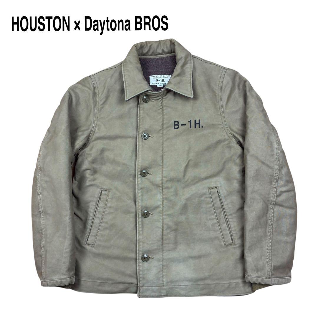 HOUSTON × Daytona BROS B-1H デッキジャケット 38R