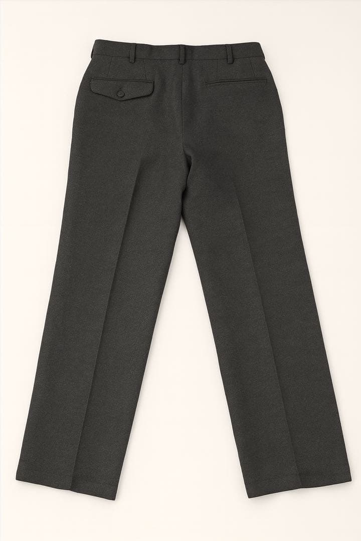 コムデギャルソンオム　ウール混紡 ダークグレー スラックス S 田中オム期