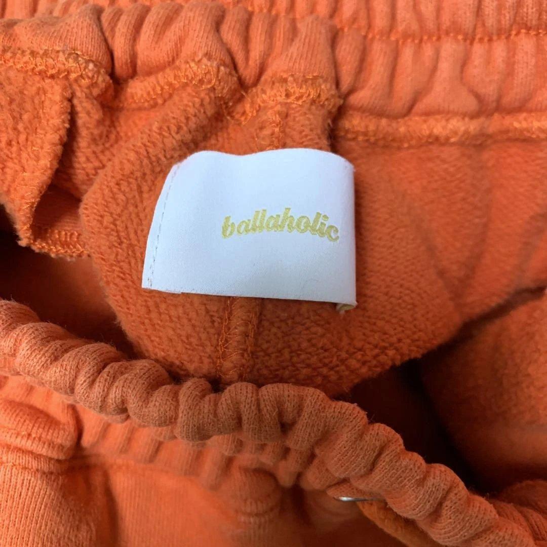 ボーラホリック　スウェット　パンツ　オレンジ　M 綿