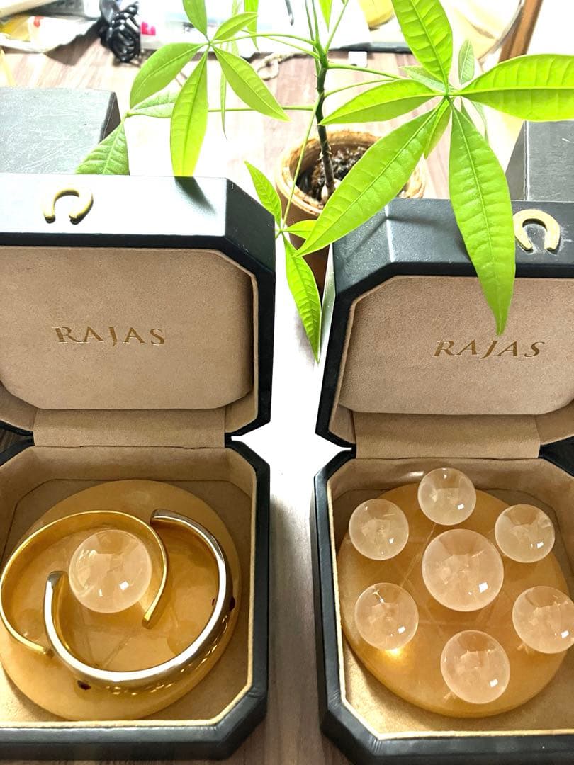 RAJAS ゴールド ブレスレット 2個セット