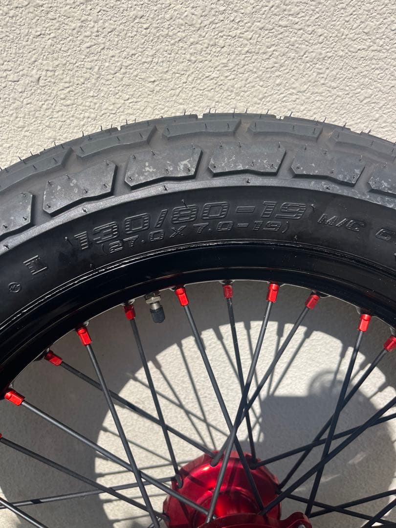 ハスクバーナ　ホイールタイヤセット　送料込み！