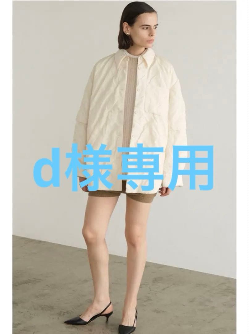 【d】CLANE PADDED CRUMPLY SHIRT JACKET