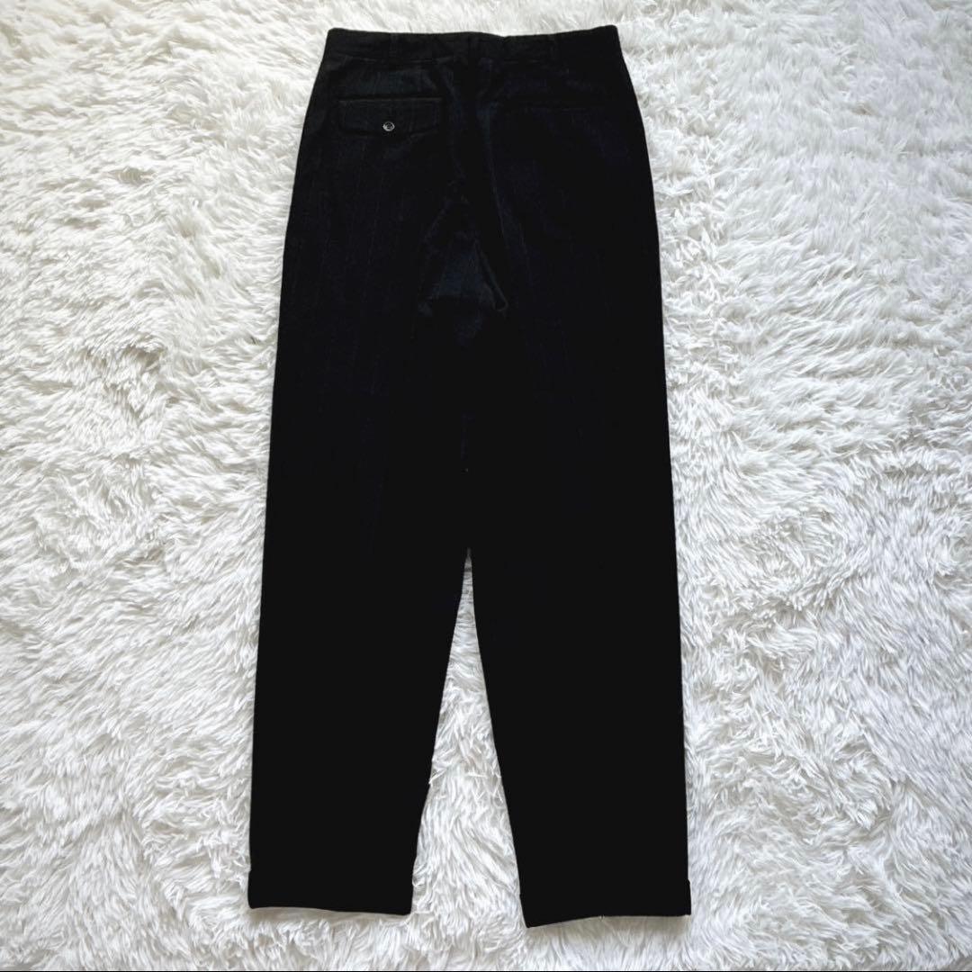 極美品　COMME des GARCONS HOMME ストライプスーツ　黒