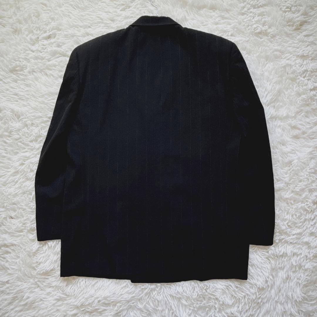 極美品　COMME des GARCONS HOMME ストライプスーツ　黒