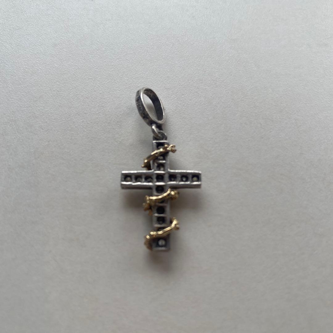 ★Love&hate ラブアンドヘイト クロスネックレス　付属品有