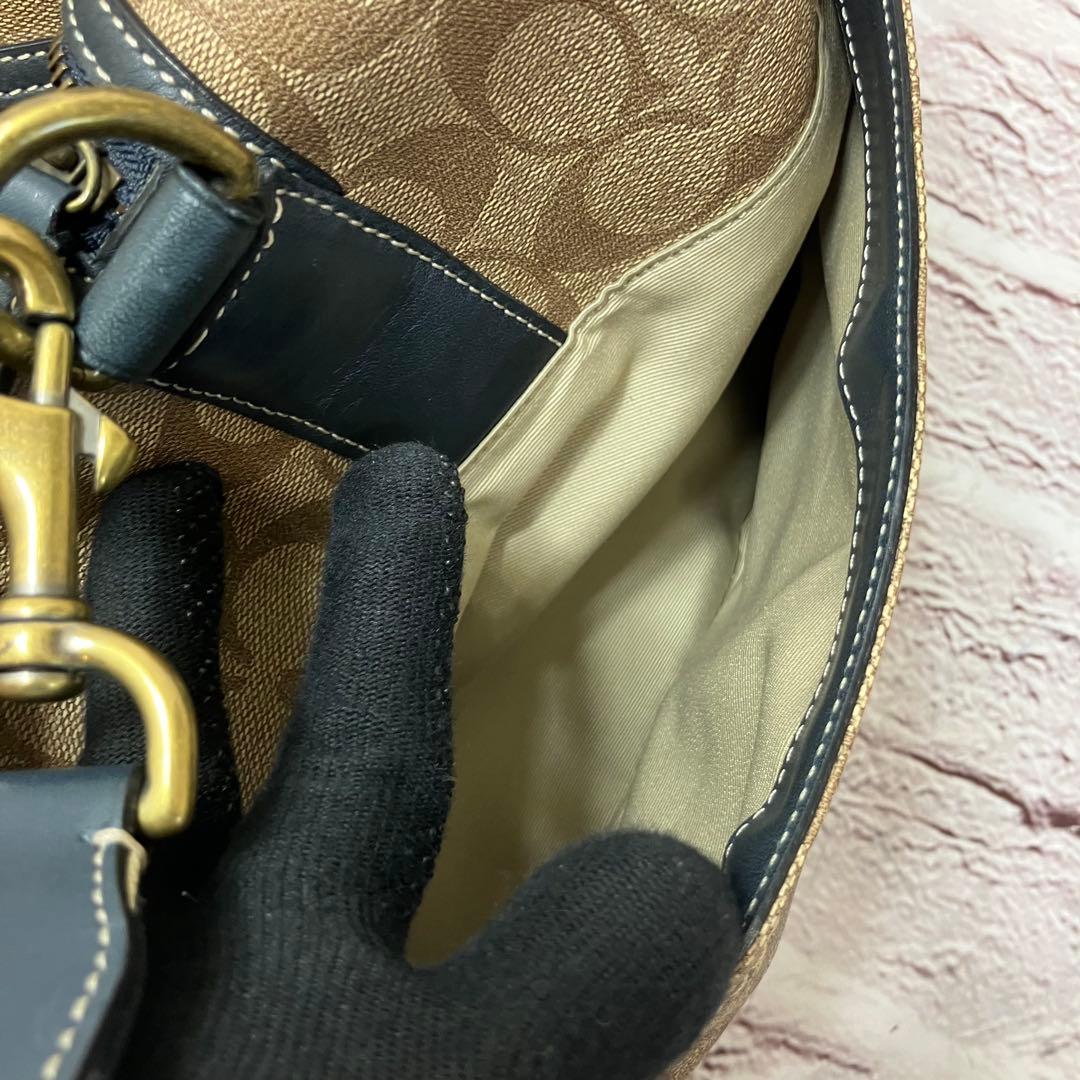 COACH コーチ ボストンバッグ PVC 2way チャーム付き 大容量 旅行