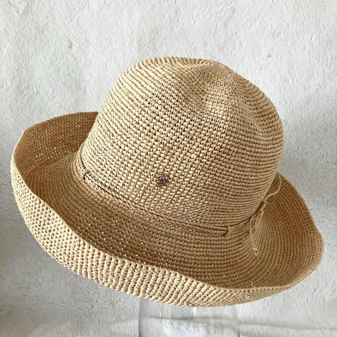 ヘレンカミンスキー ラフィア ローラブルハット ナチュラルベージュ