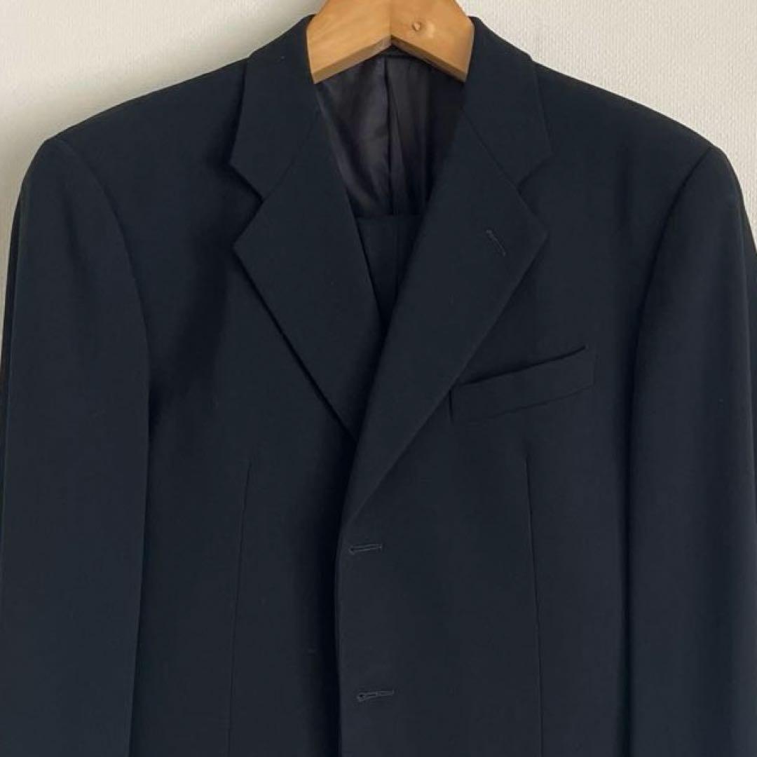 ARMANI COLLEZIONI ブラック スーツ（50/R）