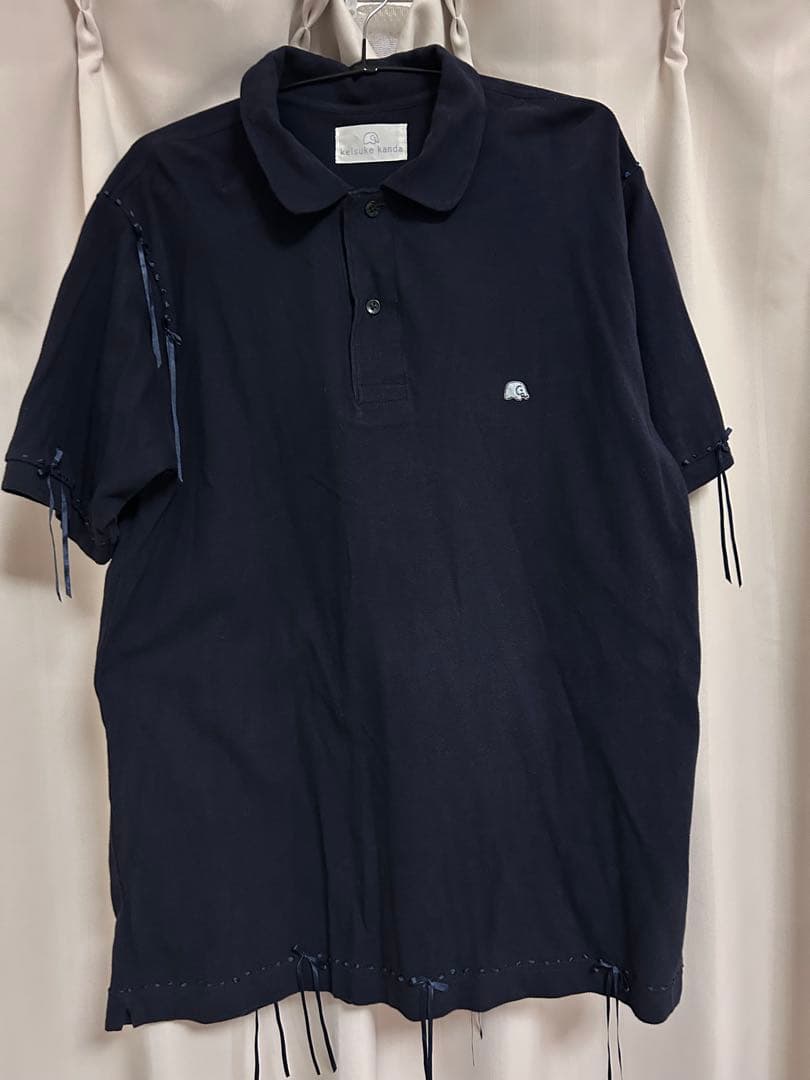 ケイスケカンダ keisukeKanda リボンのポロシャツ