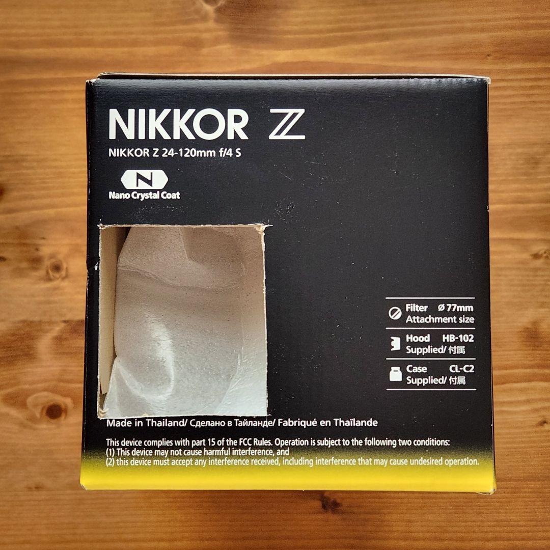 【美品】Nikkor Z 24-120mm F4 zマウント