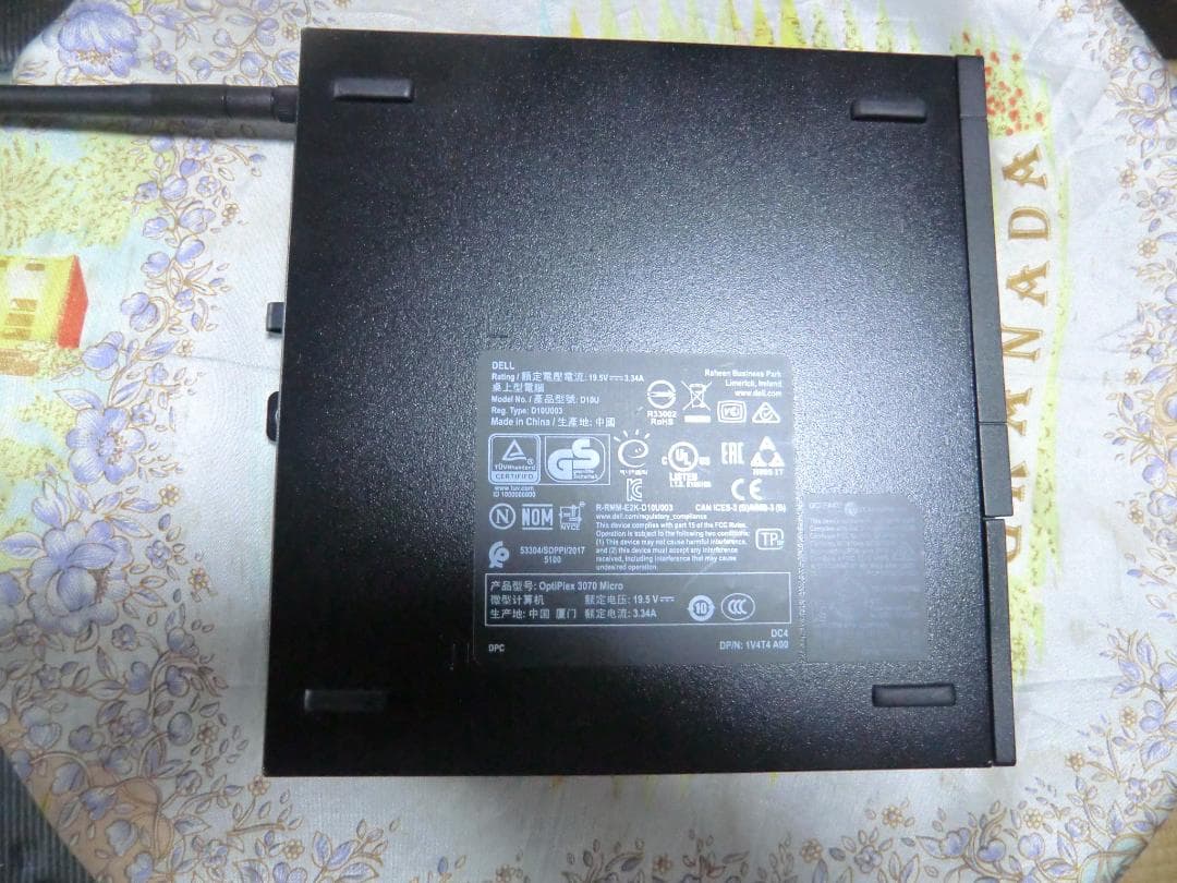ミニPC DELL OptiPlex 3070 Micro Core i5-9500T