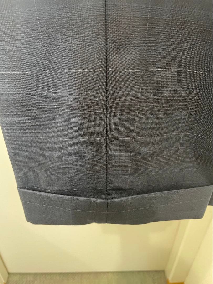 トゥモローランド ゼニア最高級15milmilスーツ ダークネイビー 美品 46