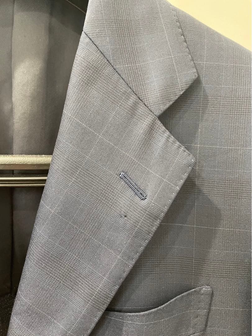 トゥモローランド ゼニア最高級15milmilスーツ ダークネイビー 美品 46