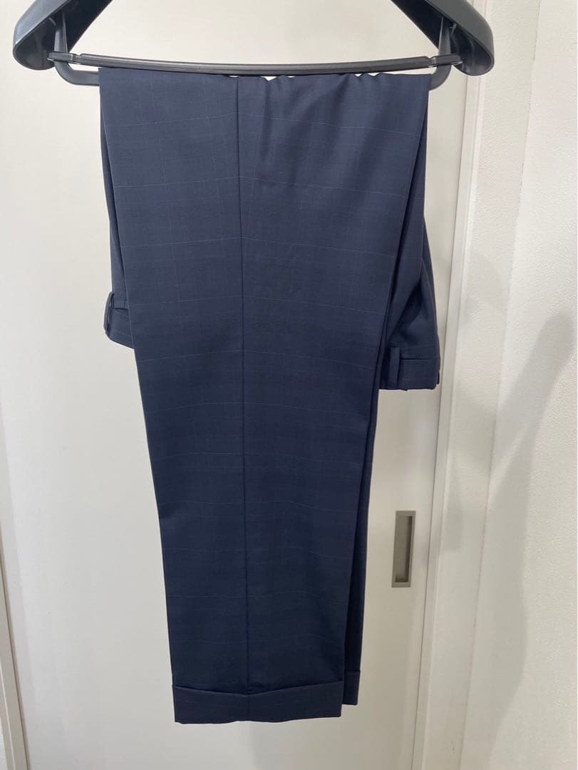 トゥモローランド ゼニア最高級15milmilスーツ ダークネイビー 美品 46