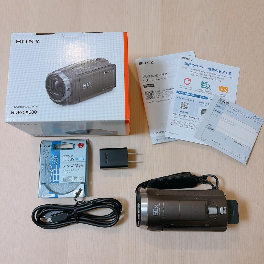 SONY HDR-CX680 ビデオカメラ 本体