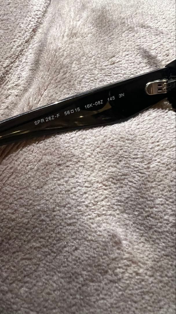 PRADA サングラス SPR26Z キャットアイ ブラック 本体のみ